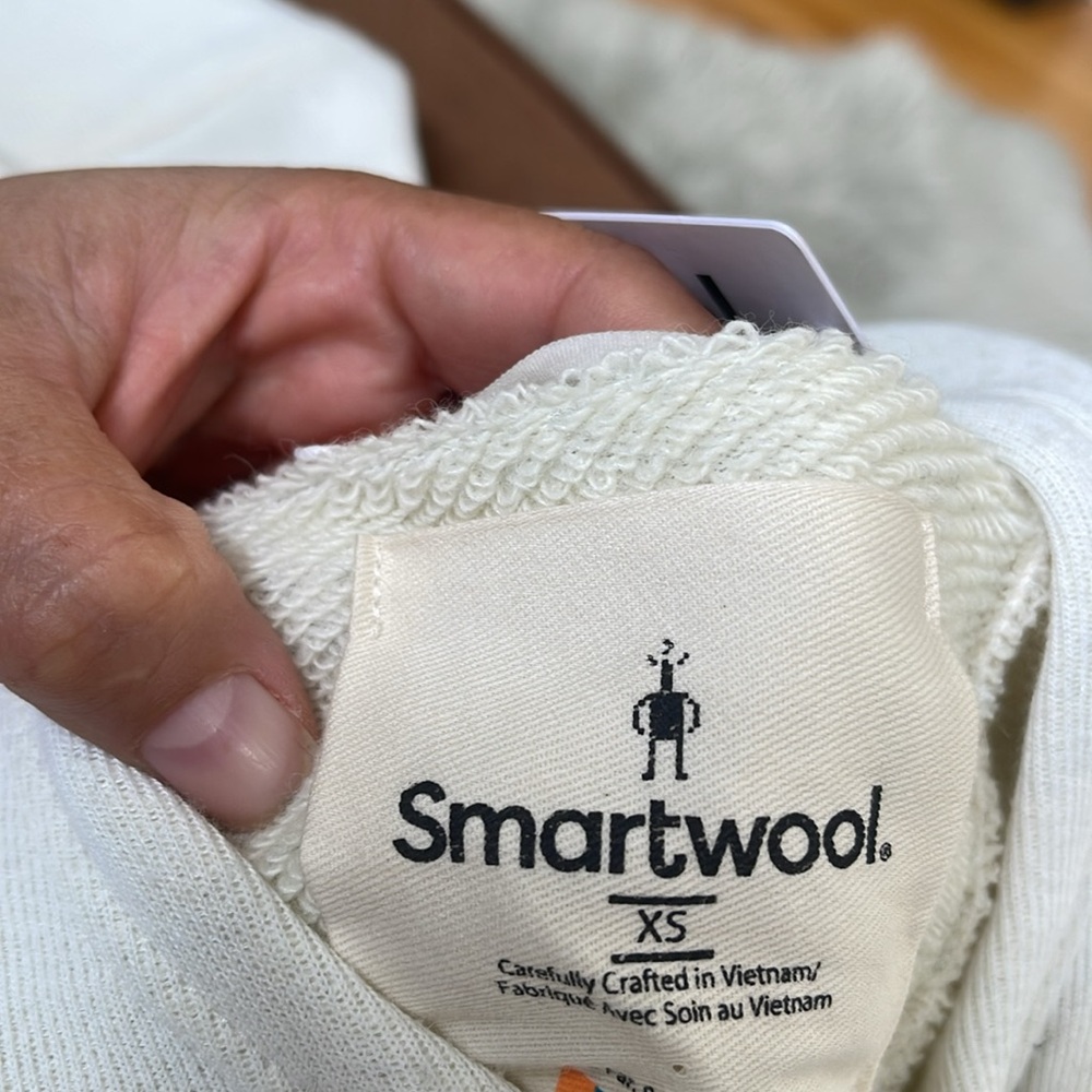 Smartwool Women's Off-White Hoodie Sweater - Picture 5 of 5